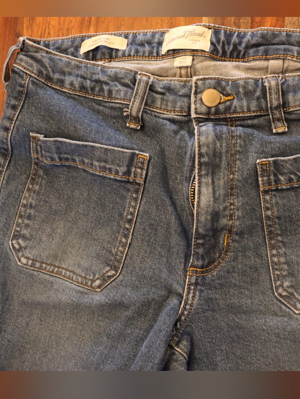 Universal Women's Blue Wide Leg Jeans